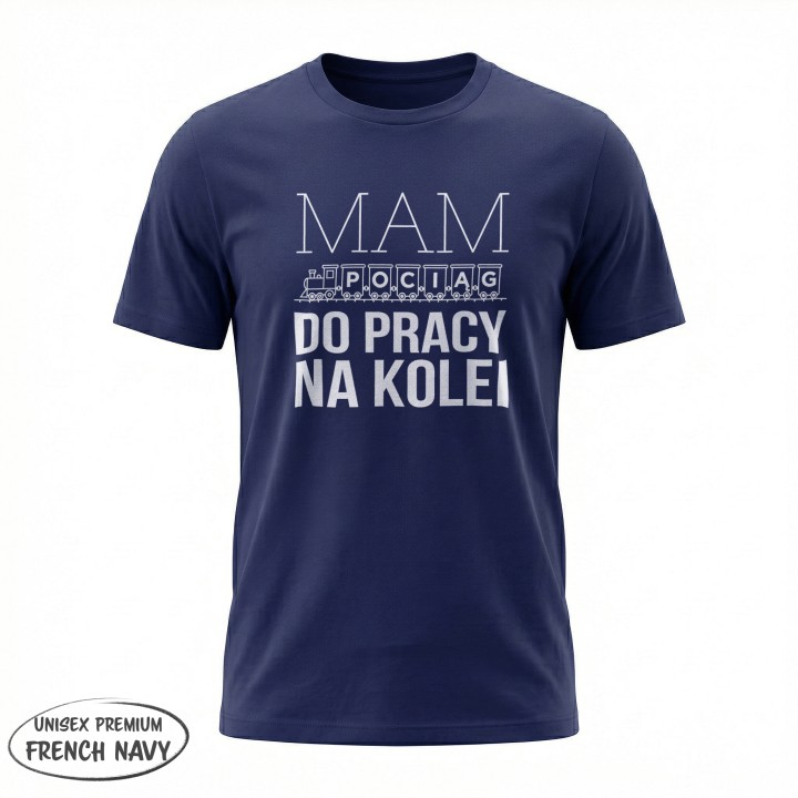 Koszulka - Mam pociąg do pracy na kolei - Galeria - (30)_Stanley_French_Navy