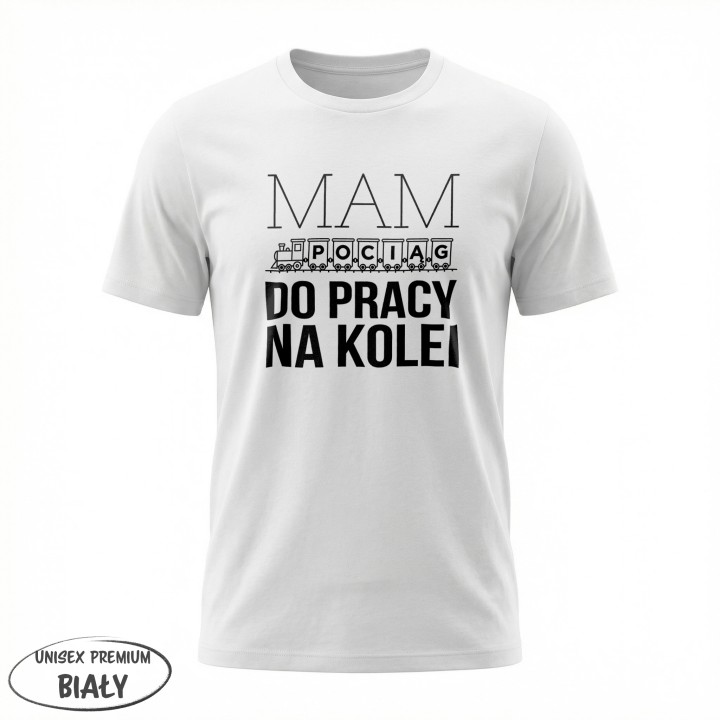 Koszulka - Mam pociąg do pracy na kolei - Galeria - (24)_Stanley_White