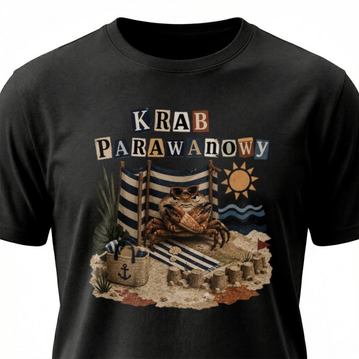 Koszulka - Krab Parawanowy - Galeria - (000_1)_UNI_BLACK