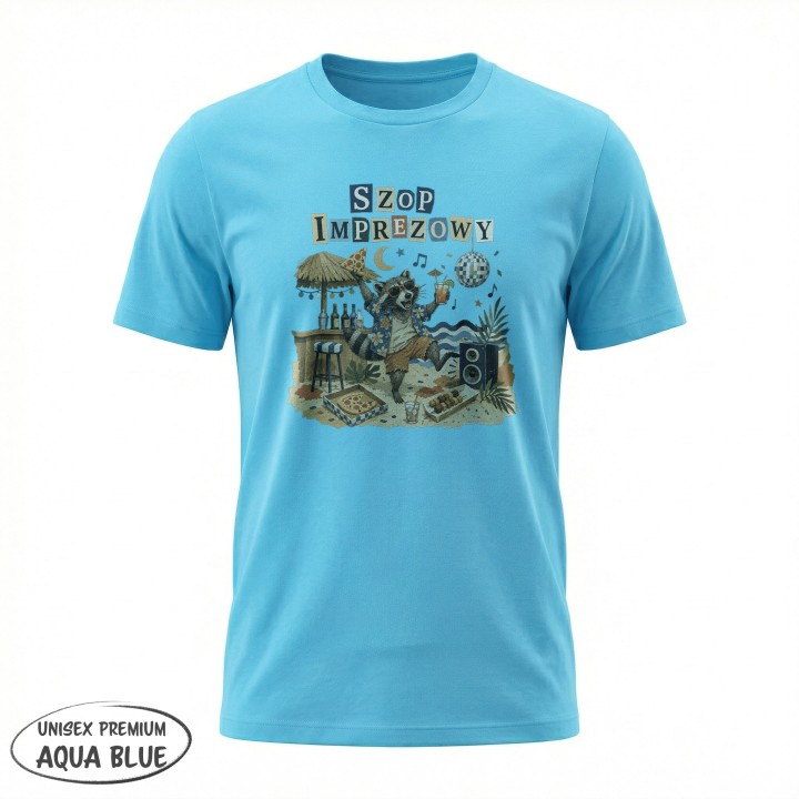 Koszulka - Szop imprezowy - Galeria - (39)_Stanley_Aqua_Blue