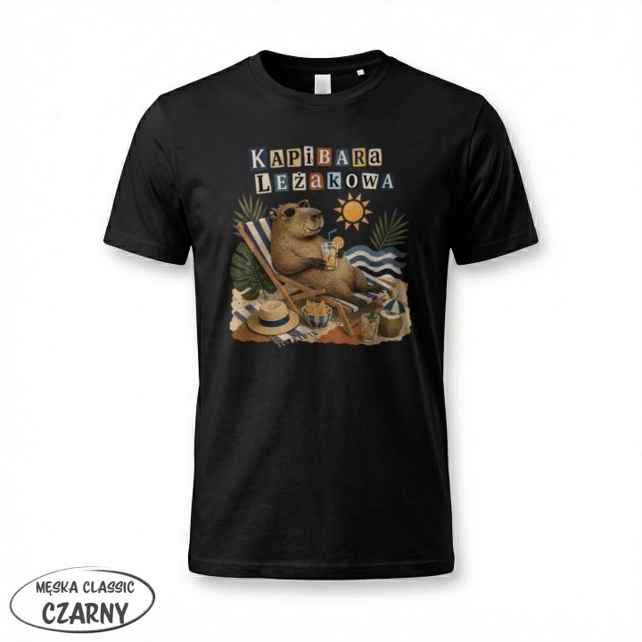 Koszulka - Kapibara Leżakowa - Galeria - (12)_F190_MEN_Black