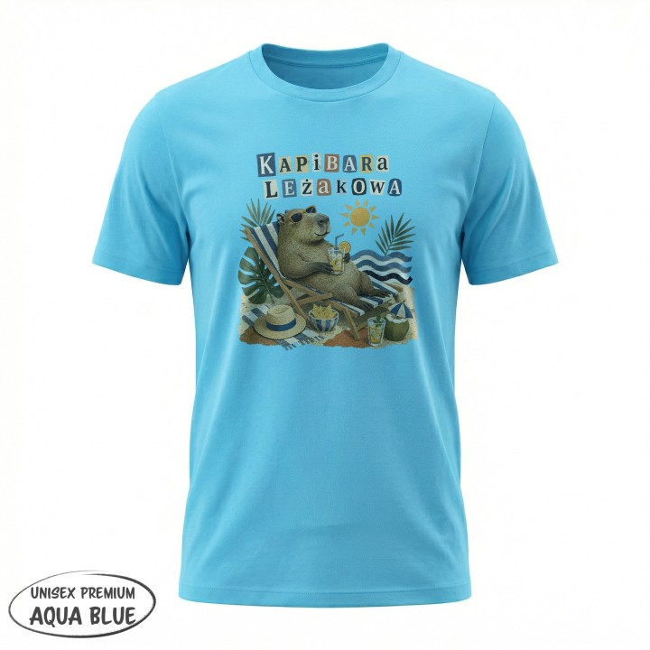 Koszulka - Kapibara Leżakowa - Galeria - (39)_Stanley_Aqua_Blue
