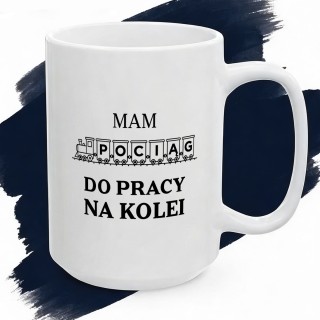 Kubek - Mam pociąg do pracy na koleii - Cover - (B)_Basic_Miniatura_WW