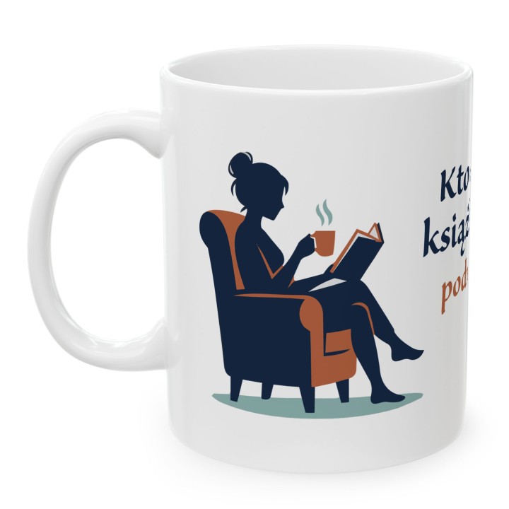 Kubek - Kto czyta książki te żyje podwójnie - Main - (B)_1_Basic-White_11Oz