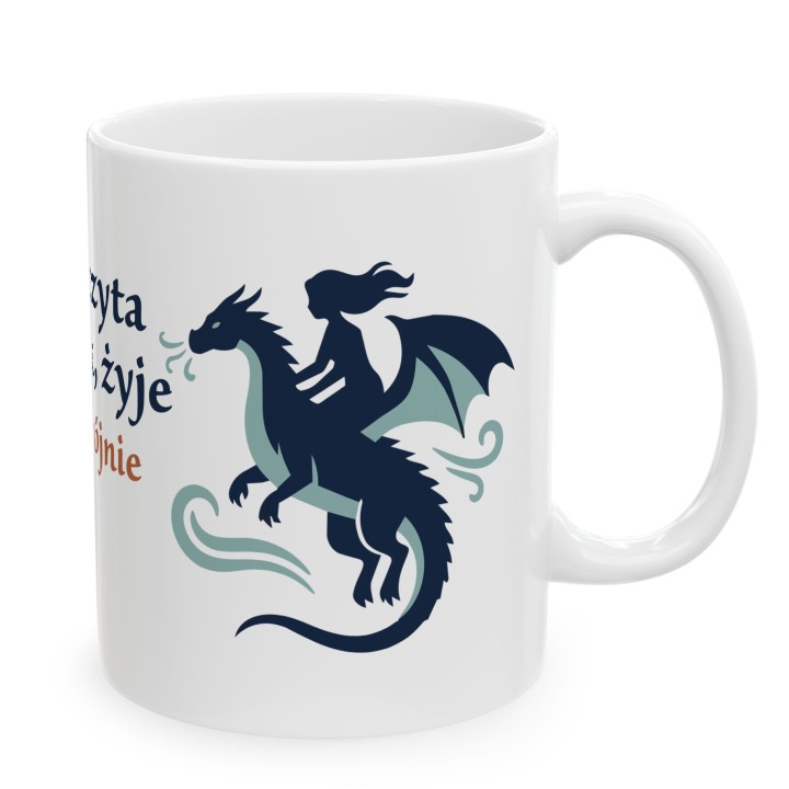 Kubek - Kto czyta książki te żyje podwójnie - Main - (B)_1_Basic-White_11Oz