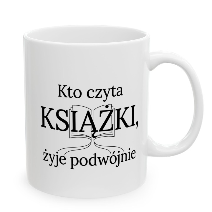 Kubek - kto czyta książki ten czyta podwójnie - Main - (B)_1_Basic-White_11Oz