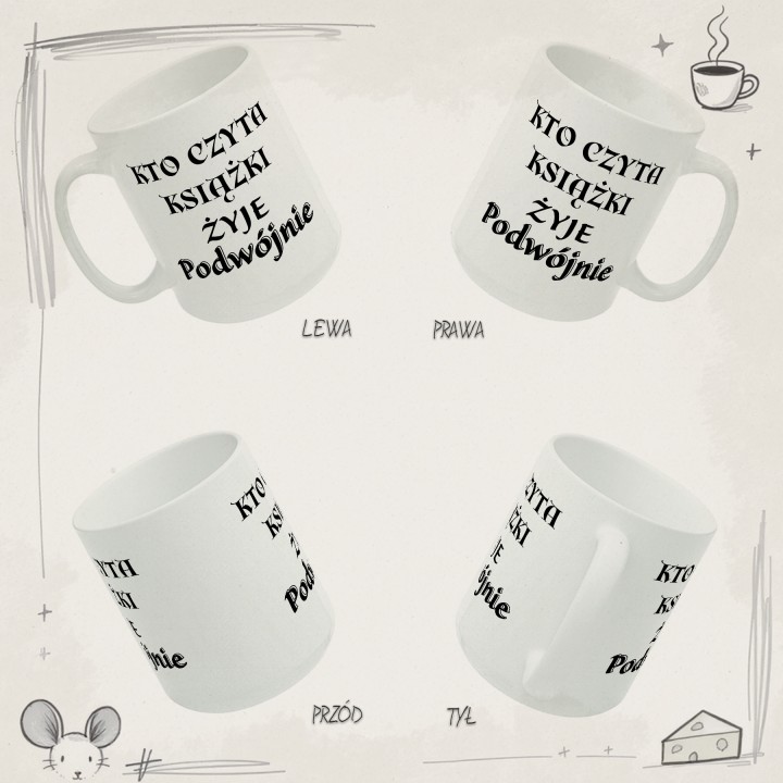 Kubek - kto czyta książki ten czyta podwójnie - Galeria - (B)_4Side_Grid