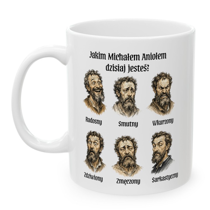 Kubek - Jakim Michałem Aniołem Jesteś? - Main - (B)_1_Basic-White_11Oz