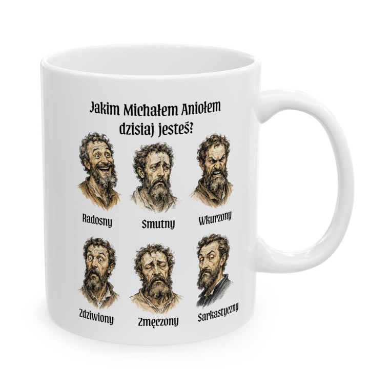 Kubek - Jakim Michałem Aniołem Jesteś? - Main - (B)_1_Basic-White_11Oz