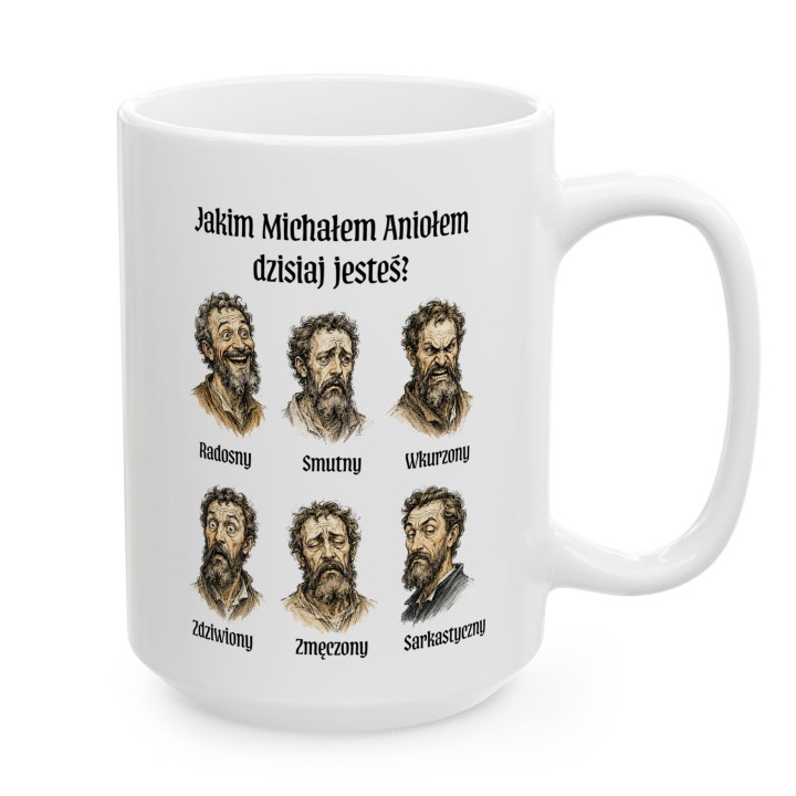 Kubek - Jakim Michałem Aniołem Jesteś? - Main - (B)_1_Basic_White_15Oz