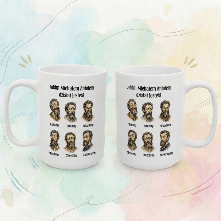 Kubek - Jakim Michałem Aniołem Jesteś? - Main - (B)_1_Basic_White_15Oz