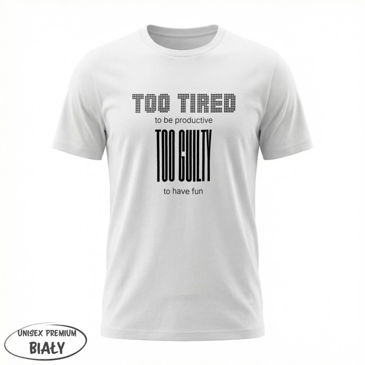 Koszulka - Too tired to be productive - Galeria - (24)_Stanley_White