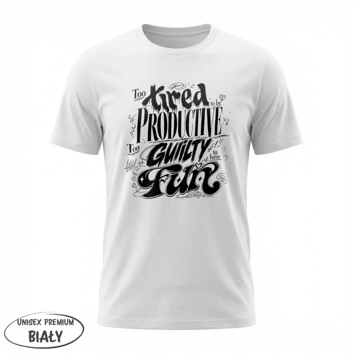 Koszulka - To tired to be productive - Galeria - (24)_Stanley_White