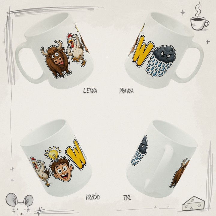 Kubek - Rebus Jak kurwie w deszcz - Galeria - (B)_4Side_Grid