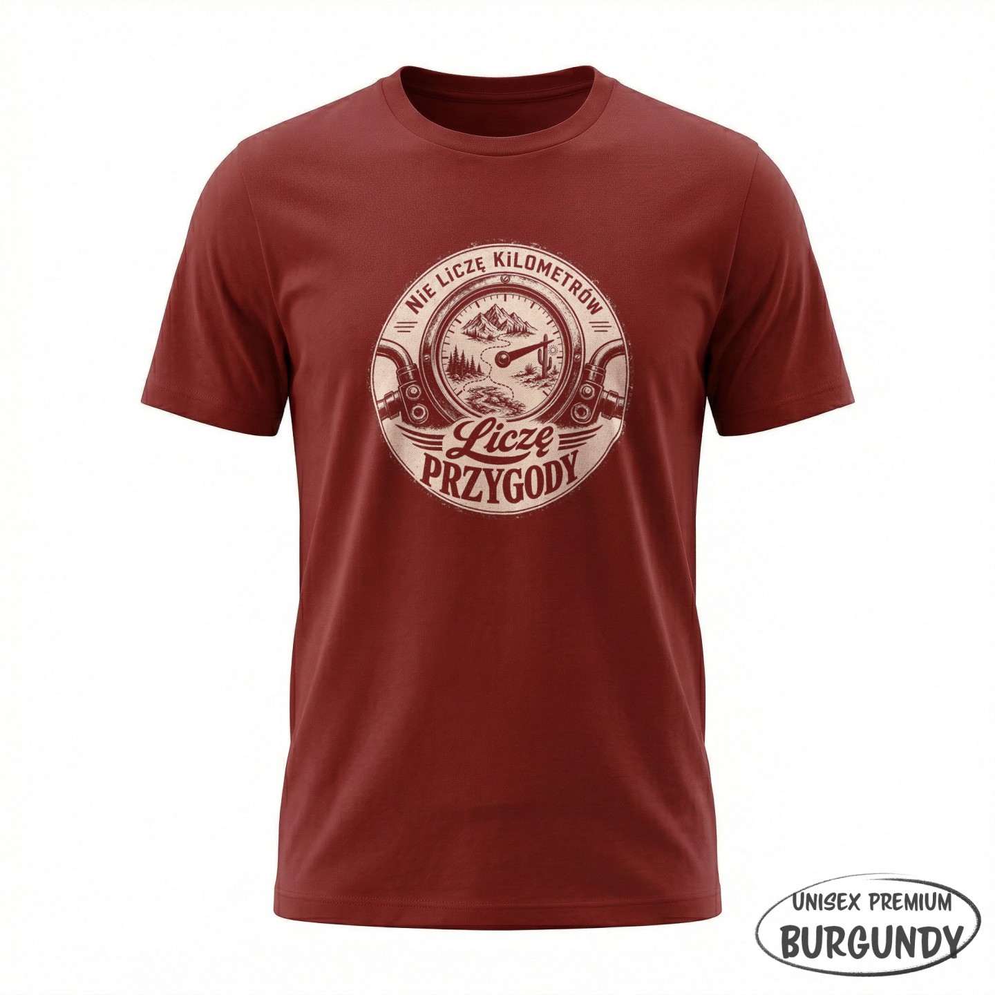 Koszulka - dla motocyklistów - nie liczę kilometrów liczę przygody - Galeria - (33)_Stanley_Burgundy