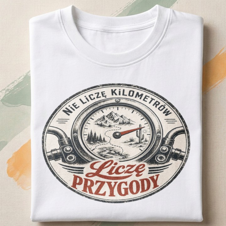 Koszulka - dla motocyklistów - nie liczę kilometrów liczę przygody - Galeria - (000)_Miniatury