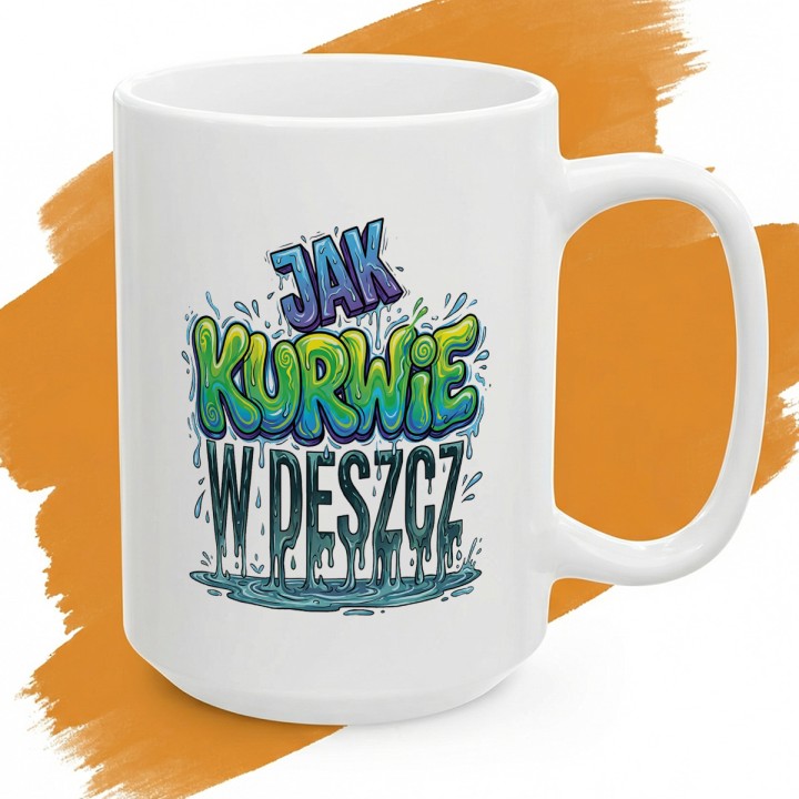 Kubek - Jak kurwie w deszcz - Cover - (B)_Basic_Miniatura_WW