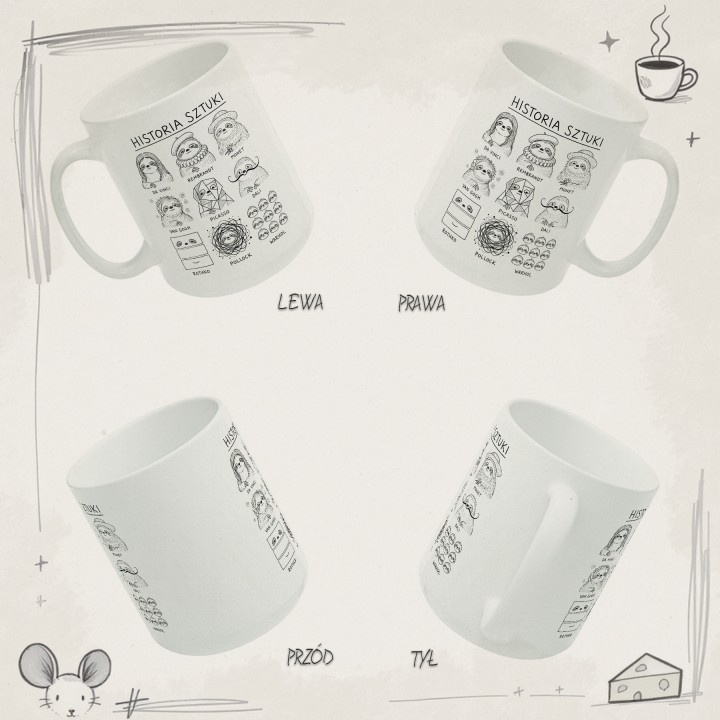 Kubek - Historia sztuki z Leniwcem - Galeria - (B)_4Side_Grid