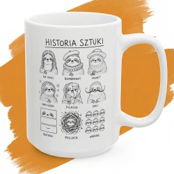 Kubek Historia Sztuki z Leniwcami