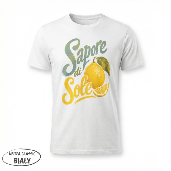 Koszulka - Vita al Sole - Cytryna Sapore di Sole - Galeria - (11)_F190_MEN_White