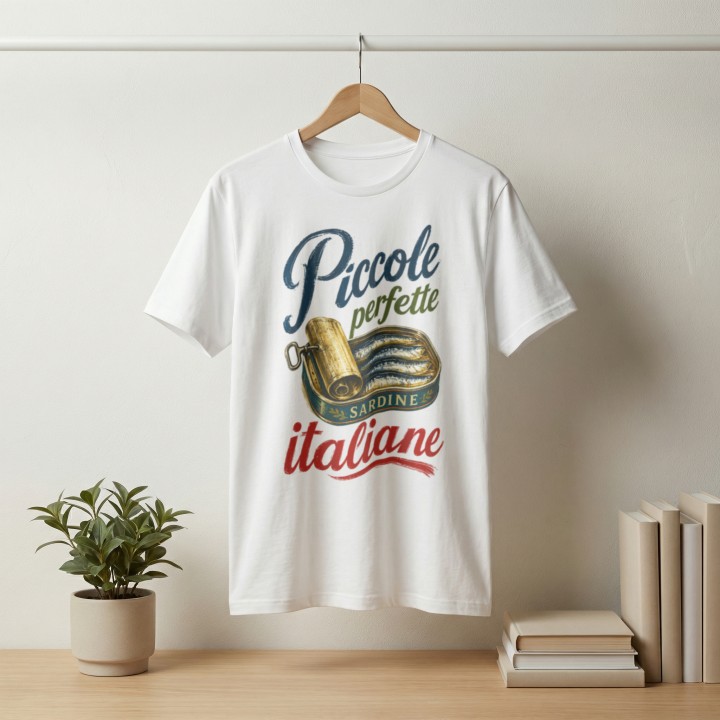 Koszulka - Vita al Sole - Sardynki Piccole perfette - Galeria - (000_2)_UNI_WHITE