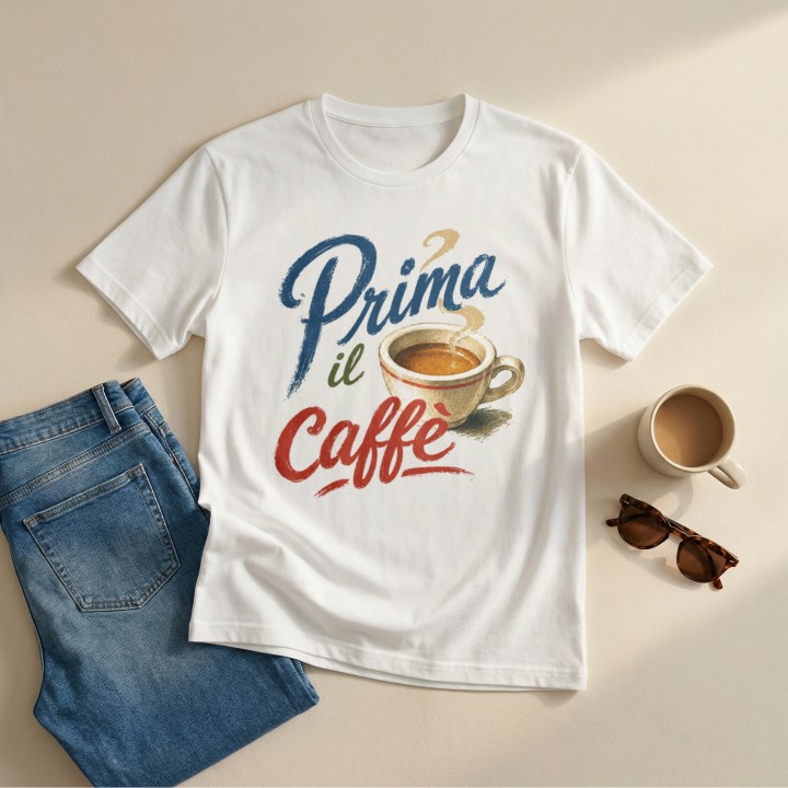 Koszulka - Vita al Sole - Kawa Prima il Caffe - Galeria - (000_2)_UNI_WHITE
