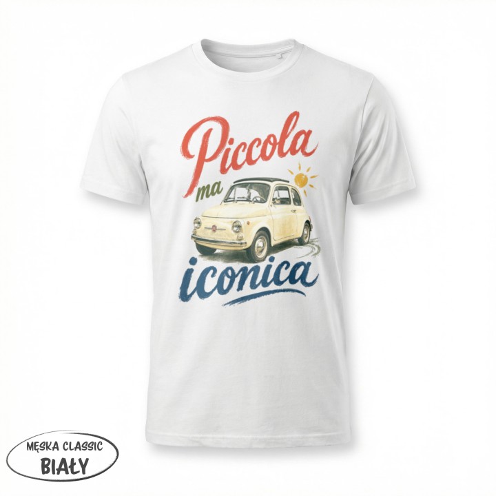 Koszulka - Vita al Sole - Fiat 500 Piccola ma iconica - Galeria - (11)_F190_MEN_White
