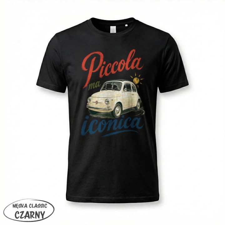 Koszulka - Vita al Sole - Fiat 500 Piccola ma iconica - Galeria - (12)_F190_MEN_Black
