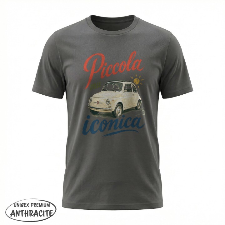 Koszulka - Vita al Sole - Fiat 500 Piccola ma iconica - Galeria - (36)_Stanley_Anthratcite
