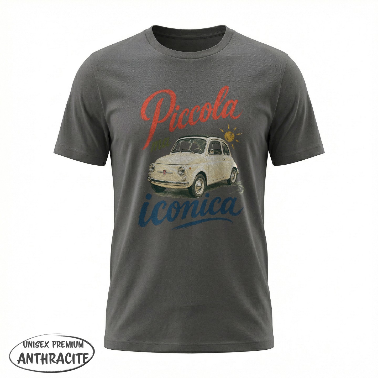 Koszulka - Vita al Sole - Fiat 500 Piccola ma iconica - Galeria - (36)_Stanley_Anthratcite