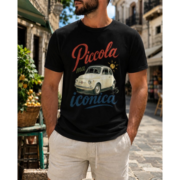 Koszulka - Vita al Sole - Fiat 500 Piccola ma iconica - Galeria - (000_7)_Custom_Italiano