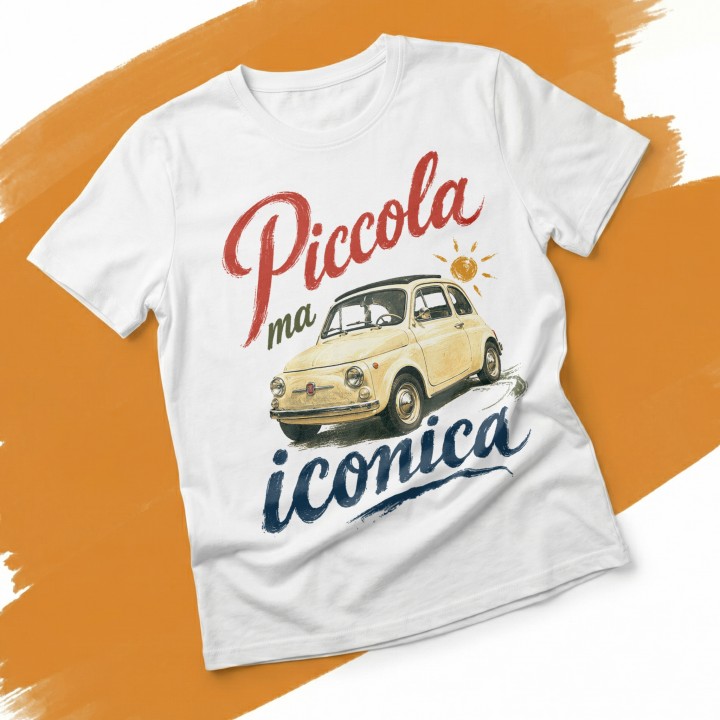 Koszulka - Vita al Sole - Fiat 500 Piccola ma iconica - Galeria - (000)_Miniatury