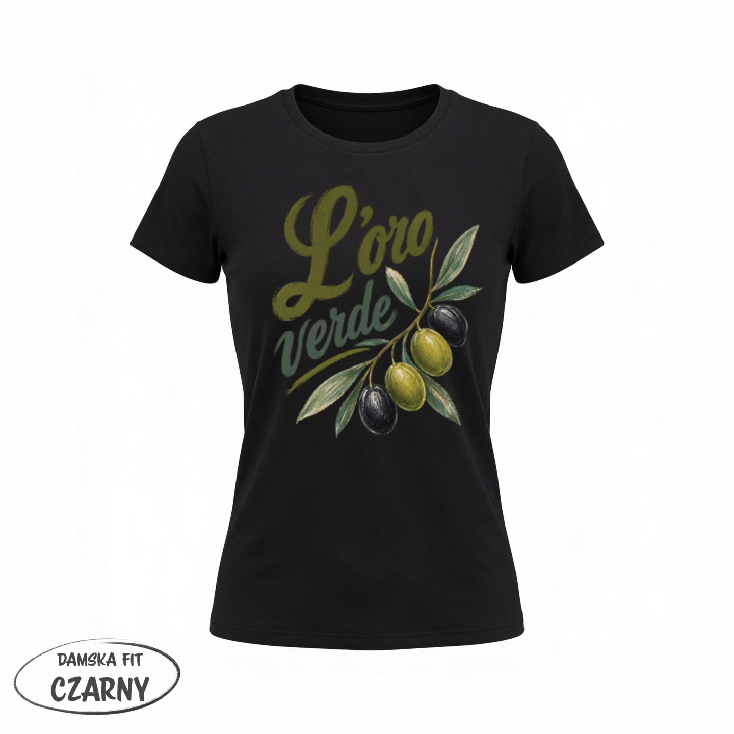 Koszulka - Vita al Sole - Oliwka - L'oro verde - Galeria - (02)_F190_LADY_Black