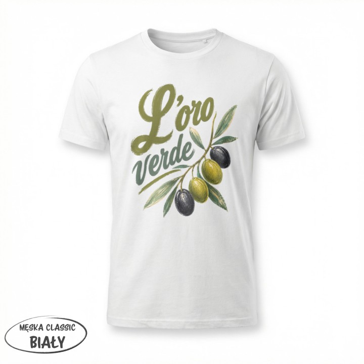 Koszulka - Vita al Sole - Oliwka - L'oro verde - Galeria - (11)_F190_MEN_White