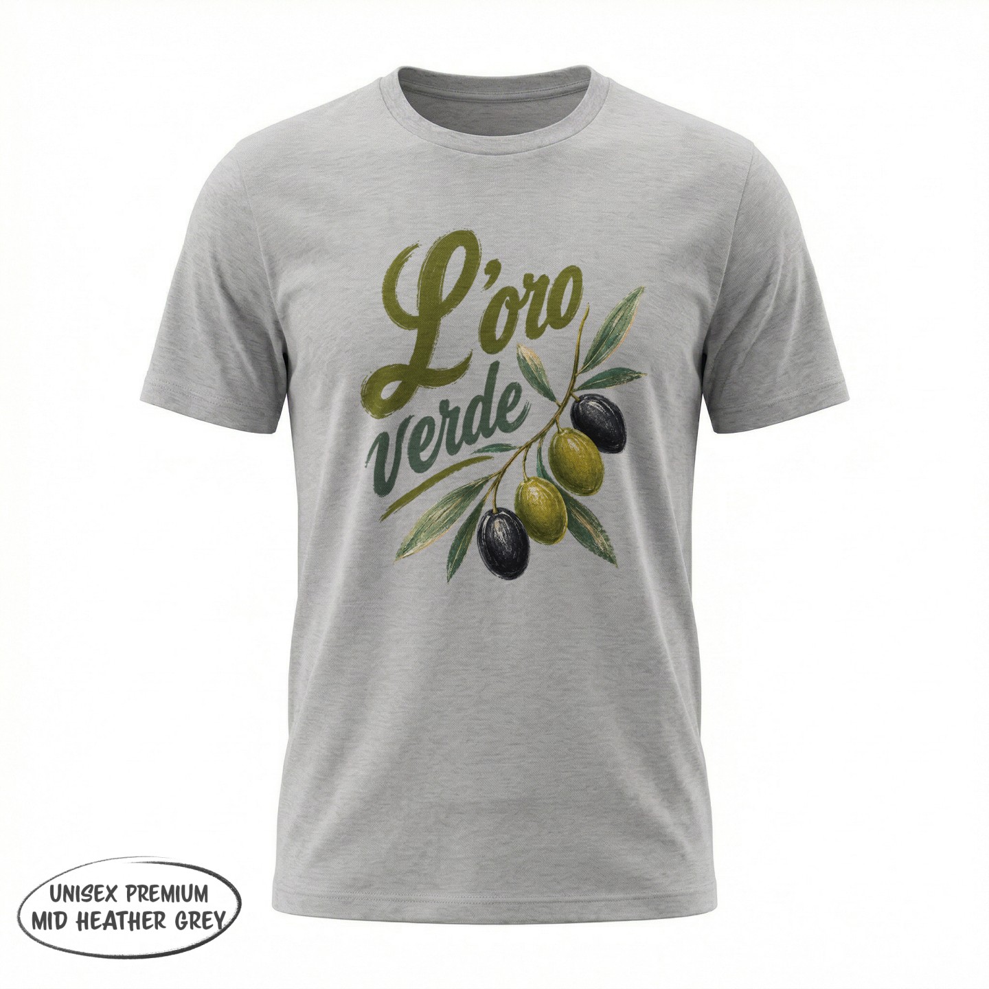Koszulka - Vita al Sole - Oliwka - L'oro verde - Galeria - (38)_Stanley_Mid_Heather_Grey