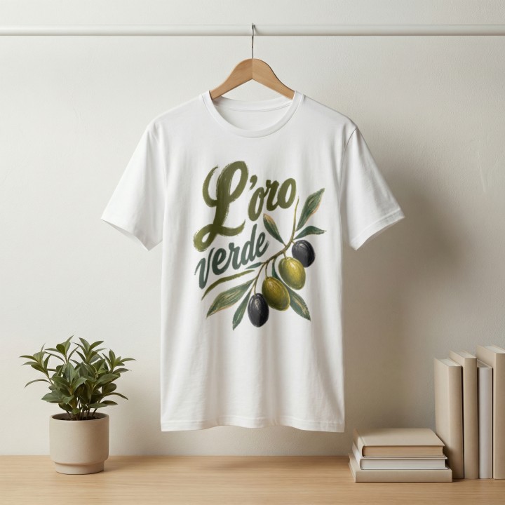 Koszulka - Vita al Sole - Oliwka - L'oro verde - Galeria - (000_2)_UNI_WHITE
