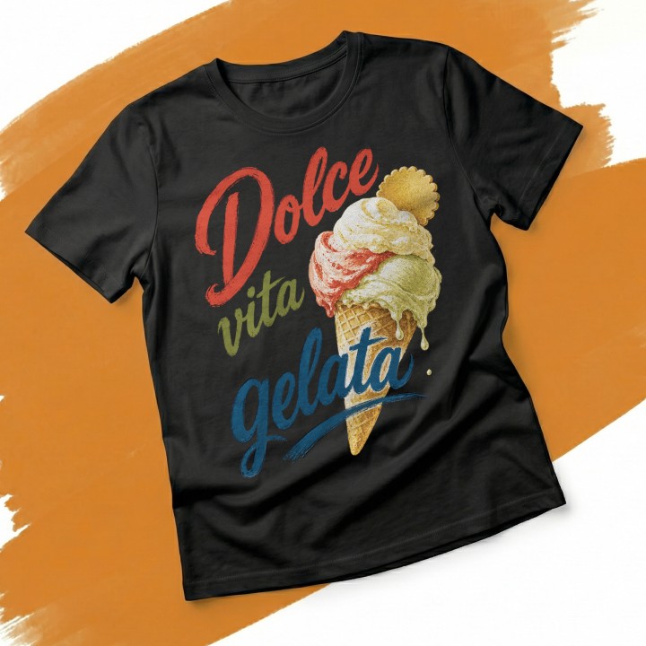 Koszulka - Vita al Sole - Lody - Dolce vita gelata - Galeria - (000)_Miniatury