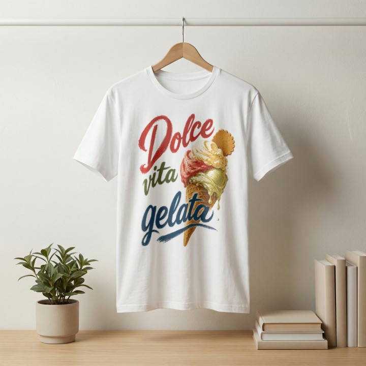 Koszulka - Vita al Sole - Lody - Dolce vita gelata - Galeria - (000_2)_UNI_WHITE