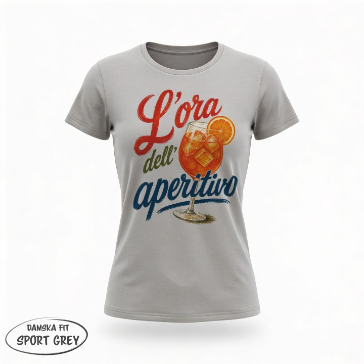 Koszulka - Vita al Sole - Aperol - L'ora dell aperitivo - Galeria - (07)_F190_LADY_SportGrey