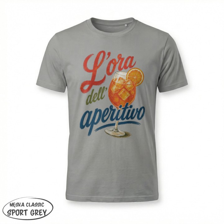 Koszulka - Vita al Sole - Aperol - L'ora dell aperitivo - Galeria - (23)_F190_MEN_SportGrey