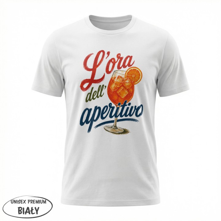 Koszulka - Vita al Sole - Aperol - L'ora dell aperitivo - Galeria - (24)_Stanley_White