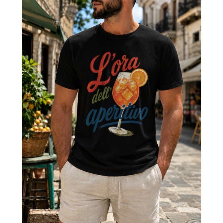 Koszulka - Vita al Sole - Aperol - L'ora dell aperitivo - Galeria - (000_7)_Custom_Italiano