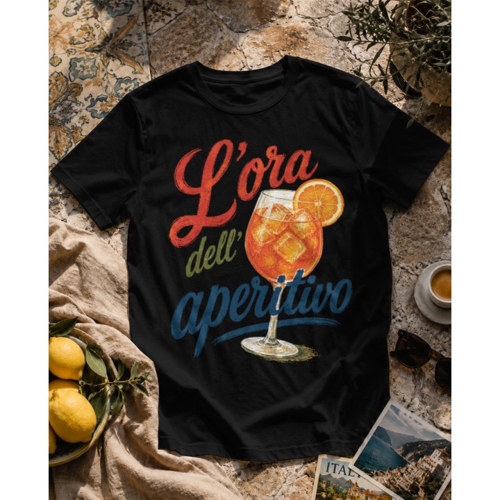 Koszulka - Vita al Sole - Aperol - L'ora dell aperitivo - Galeria - (000_7)_Custom_Italiano