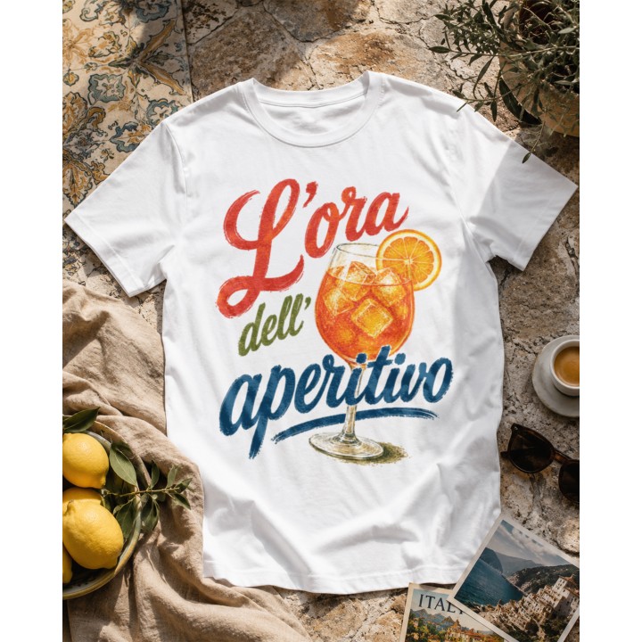 Koszulka - Vita al Sole - Aperol - L'ora dell aperitivo - Galeria - (000_7)_Custom_Italiano