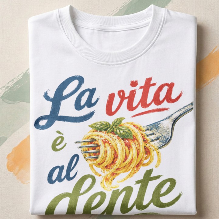Koszulka - Vita al Sole - Makaron - La vita è al dente - Galeria - (000)_Miniatury