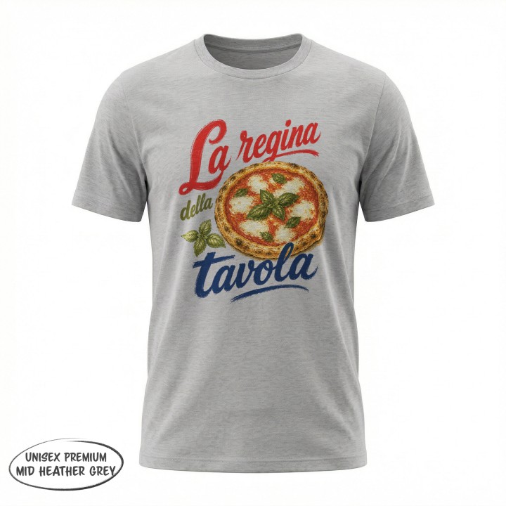 Koszulka - Vita al Sole - Pizza - La regina della tavola - Galeria - (38)_Stanley_Mid_Heather_Grey