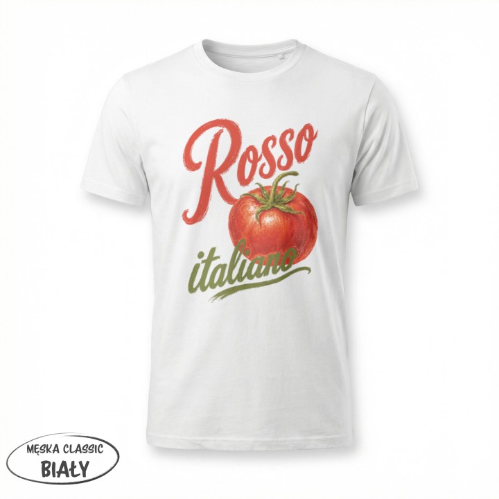 Koszulka - Vita al Sole - Pomidor Rosso italiano - Galeria - (11)_F190_MEN_White