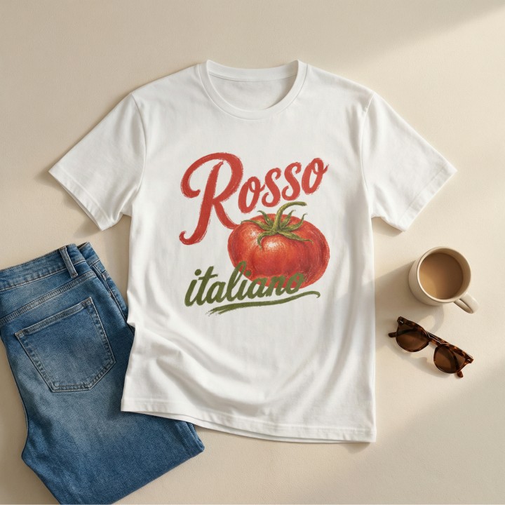 Koszulka - Vita al Sole - Pomidor Rosso italiano - Galeria - (000_2)_UNI_WHITE