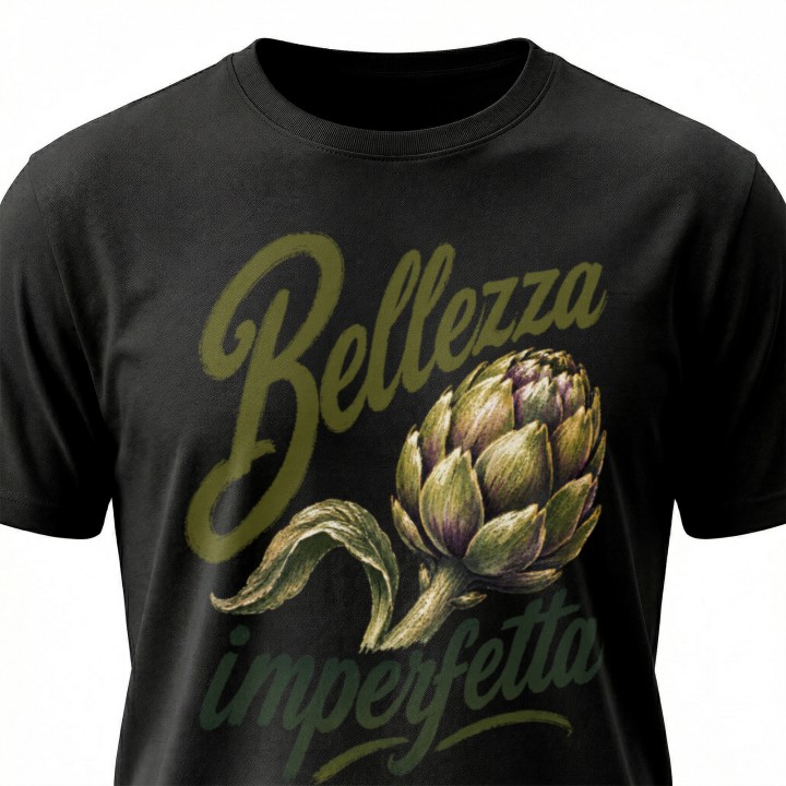 Koszulka - Vita al Sole - Karczoch Bellezza imperfetta - Galeria - (000_1)_UNI_BLACK