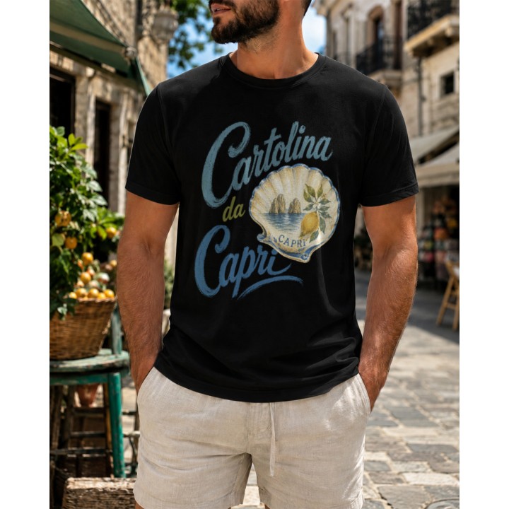 Koszulka - Vita al Sole - Małża Cartolina da Capri - Galeria - (000_7)_Custom_Italiano